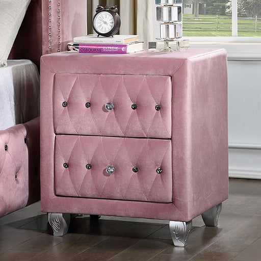 ZOHAR Night Stand, Pink - The Mattress Center (Fresno,CA)