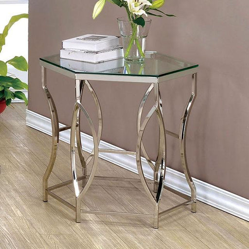 ZOLA Chrome End Table - The Mattress Center (Fresno,CA)