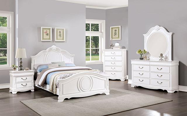 ALECIA Mirror, White - The Mattress Center (Fresno,CA)