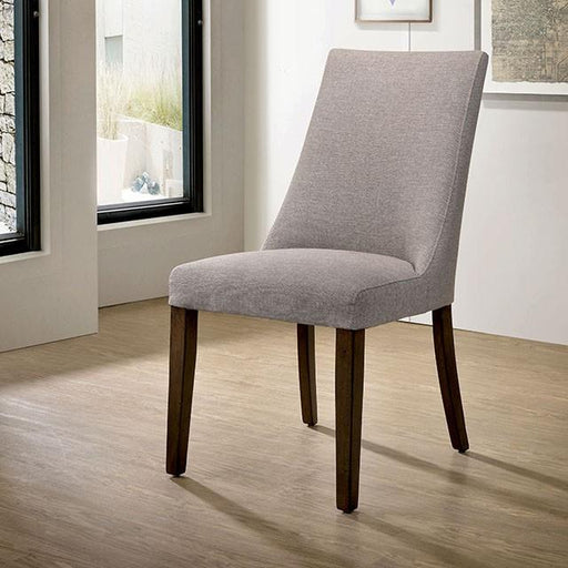 Woodworth Walnut Padded Side Chair (2/CTN) - The Mattress Center (Fresno,CA)