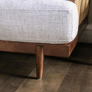 ALESUND Loveseat, Beige/Light Oak, Natural & Brown - The Mattress Center (Fresno,CA)
