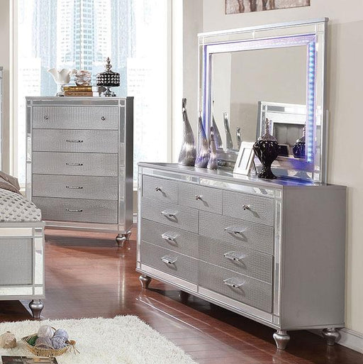 Brachium Silver Dresser - The Mattress Center (Fresno,CA)