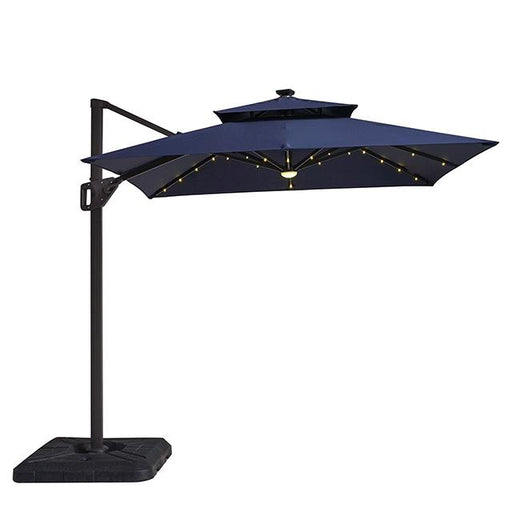 Xico 8 Ft Square Umbrella w/ Double Top w/ LED Light + 37" Large Base - The Mattress Center (Fresno,CA)