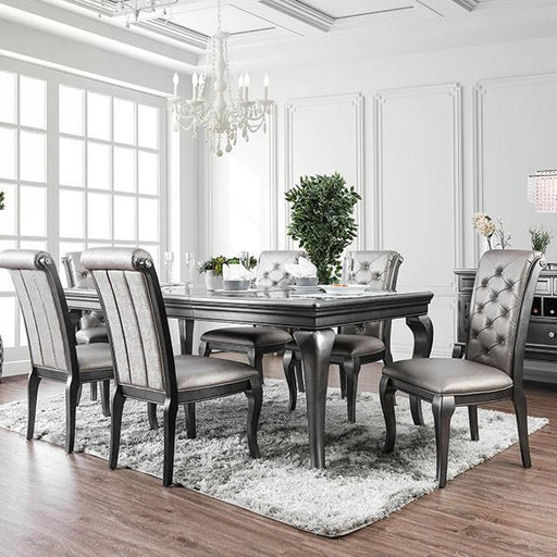 Amina Gray Dining Table - The Mattress Center (Fresno,CA)