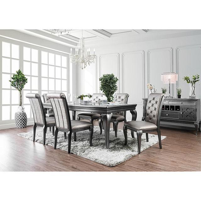 Amina Gray Side Chair (2/CTN) - The Mattress Center (Fresno,CA)