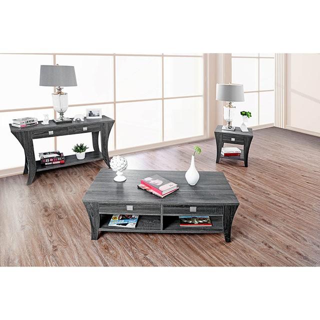 Amity Gray Sofa Table - The Mattress Center (Fresno,CA)