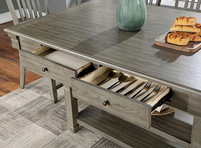 ANAYA Counter Ht. Table, Gray - The Mattress Center (Fresno,CA)