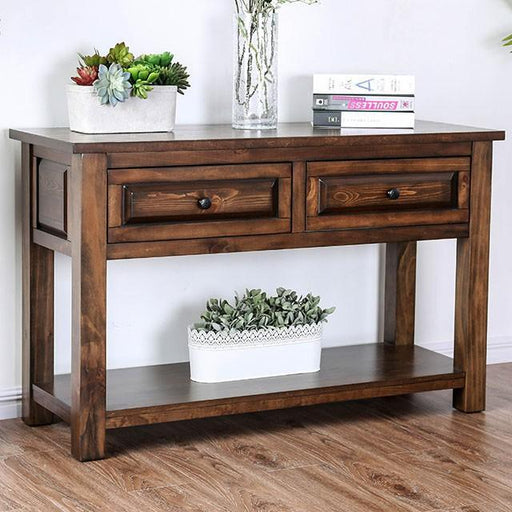 Annabel Walnut Sofa Table - The Mattress Center (Fresno,CA)
