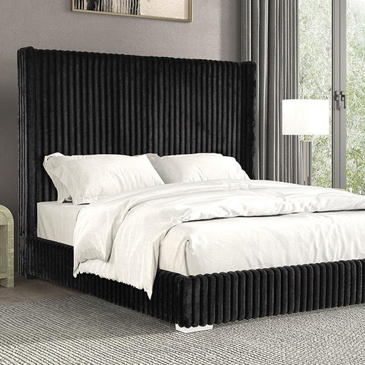 Cadwell Bed Black, Grey, Pink & White - The Mattress Center (Fresno,CA)