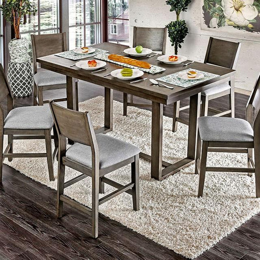 Anton 7 Pc Counter Ht Table Set - The Mattress Center (Fresno,CA)