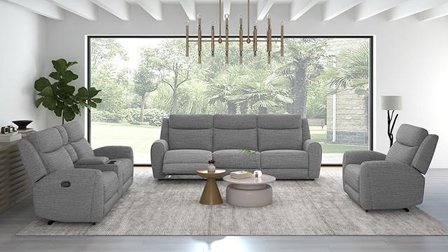 Antonius Manual Recliner Sofa - The Mattress Center (Fresno,CA)