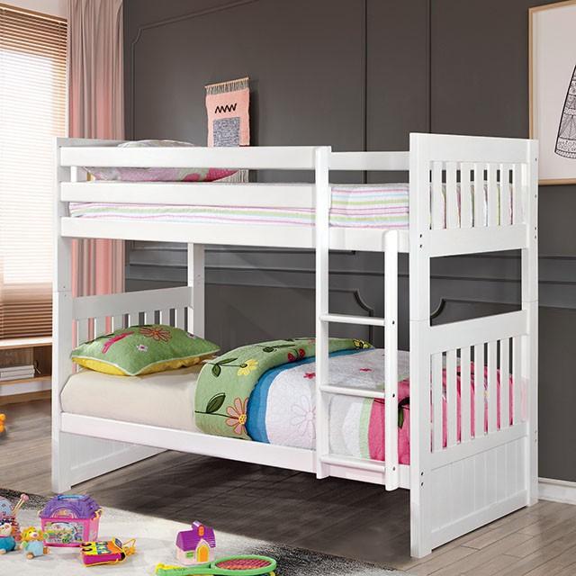 Canberra Twin/Full Bunk Bed - The Mattress Center (Fresno,CA)