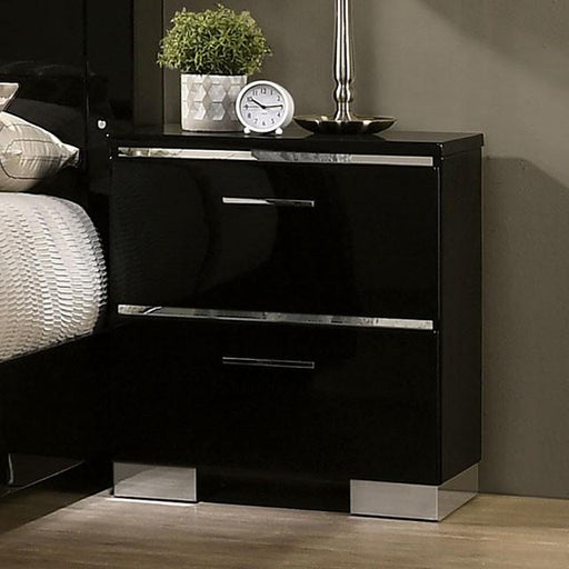 CARLIE Night Stand w/ USB Plug - The Mattress Center (Fresno,CA)
