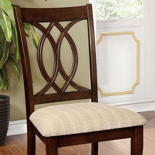 Carlisle Brown Cherry Side Chair (2/CTN) - The Mattress Center (Fresno,CA)