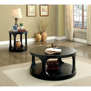 Carrie Antique Black End Table - The Mattress Center (Fresno,CA)