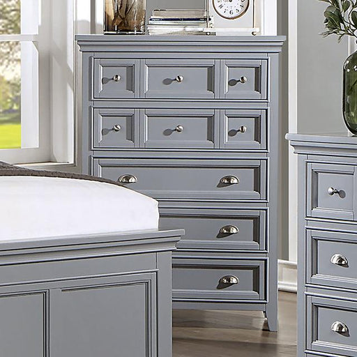 CASTLILE Chest, Gray - The Mattress Center (Fresno,CA)