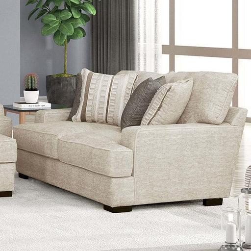 ARDENFOLD Loveseat, Beige & Gray - The Mattress Center (Fresno,CA)