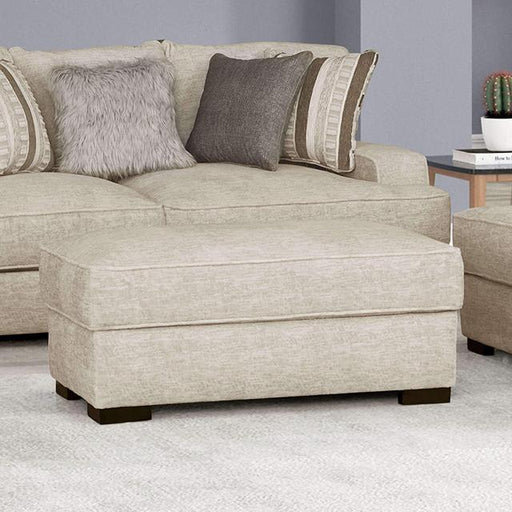 ARDENFOLD Ottoman, Beige & Gray - The Mattress Center (Fresno,CA)