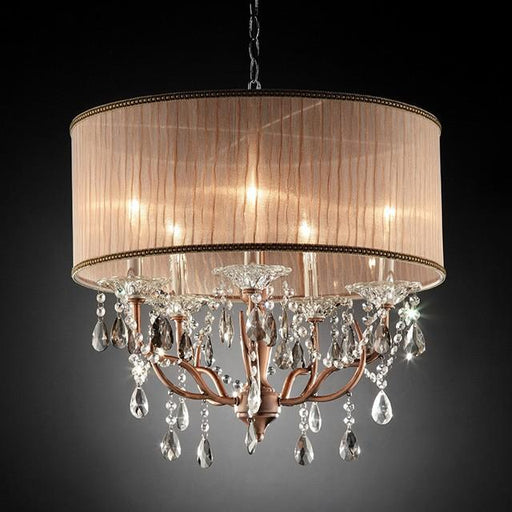 CECELIA Ceiling Lamp, Hanging Crystal - The Mattress Center (Fresno,CA)