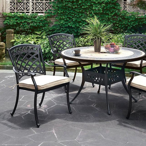 Charissa Round Patio Table - The Mattress Center (Fresno,CA)