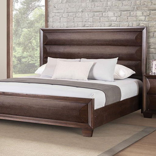 Chemnitz Bed Espresso & White - The Mattress Center (Fresno,CA)