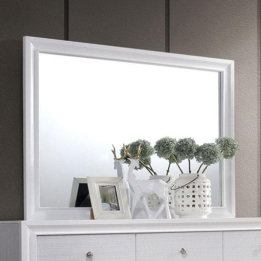 Chrissy White Mirror - The Mattress Center (Fresno,CA)
