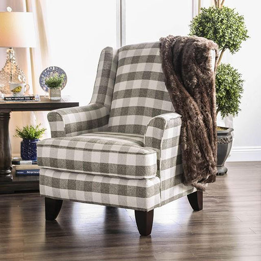 Christine Light Gray Chair - The Mattress Center (Fresno,CA)