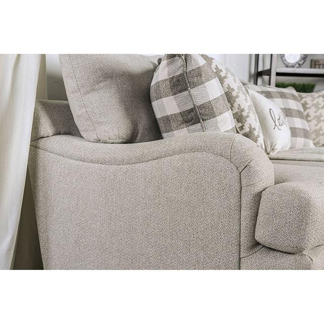 Christine Light Gray Sofa - The Mattress Center (Fresno,CA)