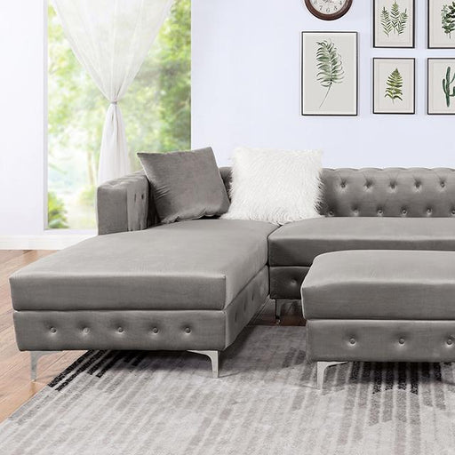 CIABATTONI Sectional, Gray - The Mattress Center (Fresno,CA)