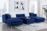 CIABATTONI Sectional, Navy - The Mattress Center (Fresno,CA)
