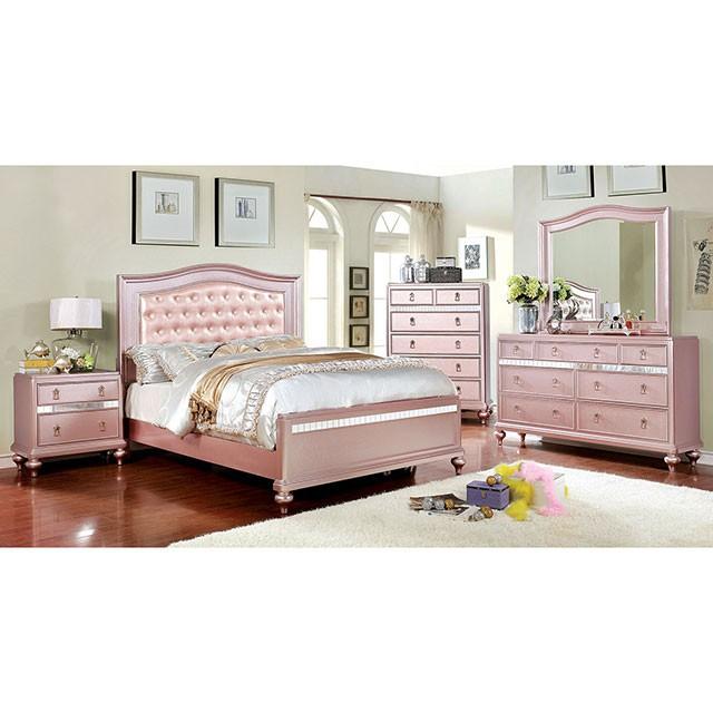 Ariston Rose Gold Dresser - The Mattress Center (Fresno,CA)