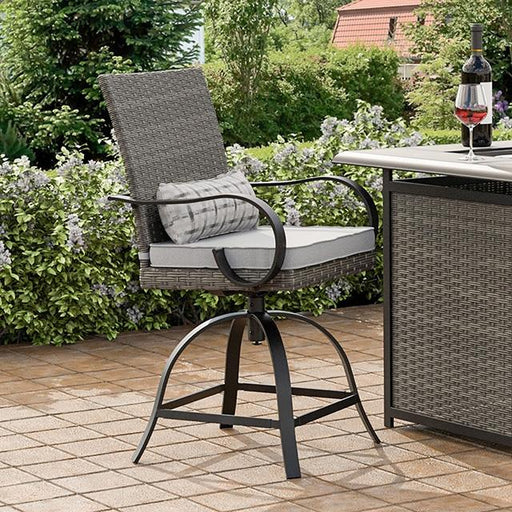 Arosa Counter Ht. Swivel Arm Chair (2/CTN) - The Mattress Center (Fresno,CA)