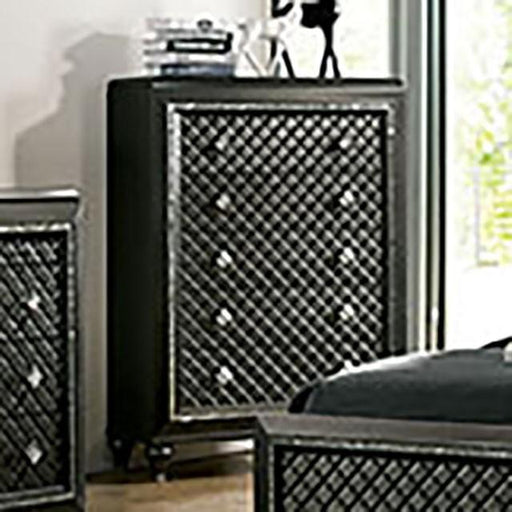 Demetria Metallic Gray Chest - The Mattress Center (Fresno,CA)
