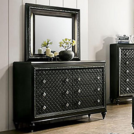 Demetria Metallic Gray Dresser - The Mattress Center (Fresno,CA)
