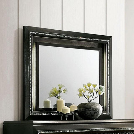 Demetria Metallic Gray Mirror - The Mattress Center (Fresno,CA)