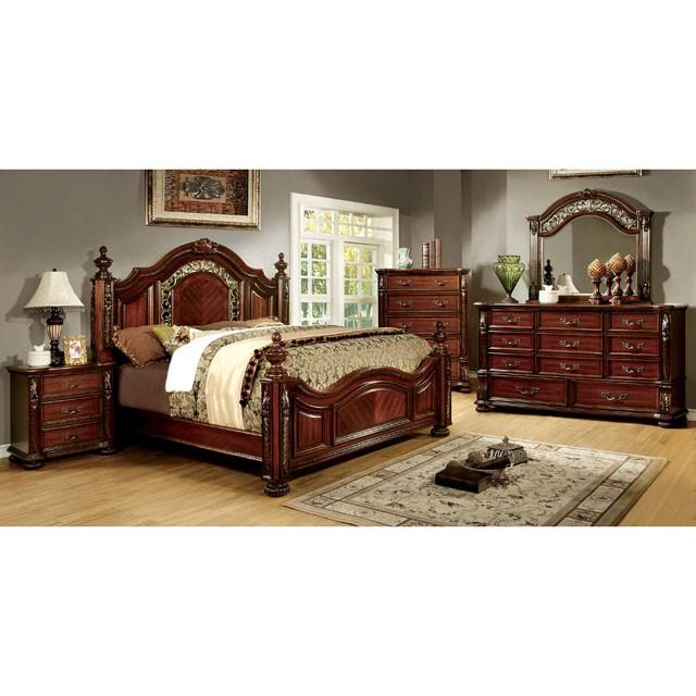 ARTHUR Brown Cherry Dresser - The Mattress Center (Fresno,CA)