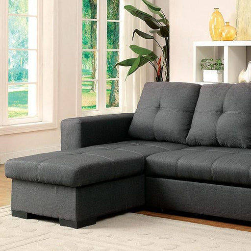 DENTON Sectional, Gray - The Mattress Center (Fresno,CA)
