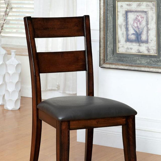 DICKINSON I Dark Cherry Side Chair (2/CTN) - The Mattress Center (Fresno,CA)
