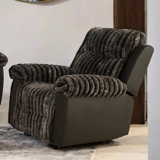 Dionysus Manual Glider Recliner Brown - The Mattress Center (Fresno,CA)