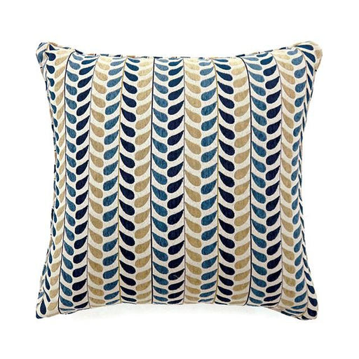 DROPP 18" X 18" Pillow, Blue & Yellow (2/CTN) - The Mattress Center (Fresno,CA)
