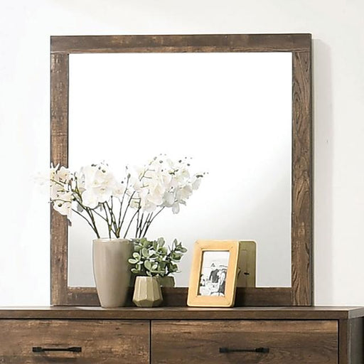 DUCKWORTH Mirror, Light Walnut - The Mattress Center (Fresno,CA)