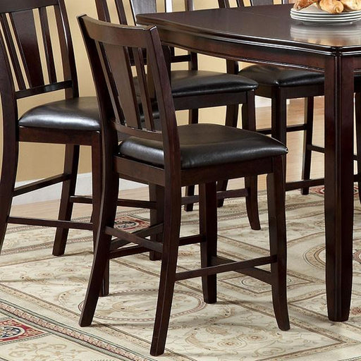Edgewood II Espresso Counter Ht. Chair (2/CTN) - The Mattress Center (Fresno,CA)