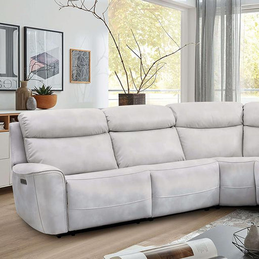 EDMONDUS Power Sectional, Light Taupe - The Mattress Center (Fresno,CA)