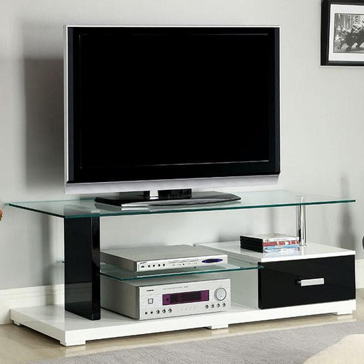 Egaleo Black/White 55" TV Console - The Mattress Center (Fresno,CA)