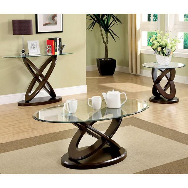 Atwood II Dark Walnut Sofa Table - The Mattress Center (Fresno,CA)
