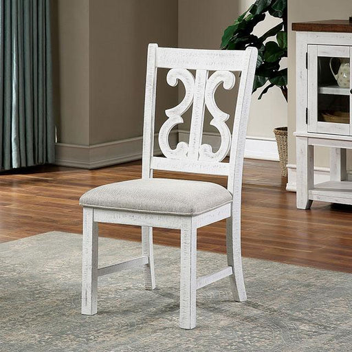 Auletta Transitional Side Chair (2/CTN) - The Mattress Center (Fresno,CA)