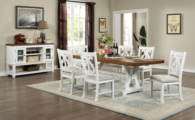 Auletta Transitional Side Chair (2/CTN) - The Mattress Center (Fresno,CA)
