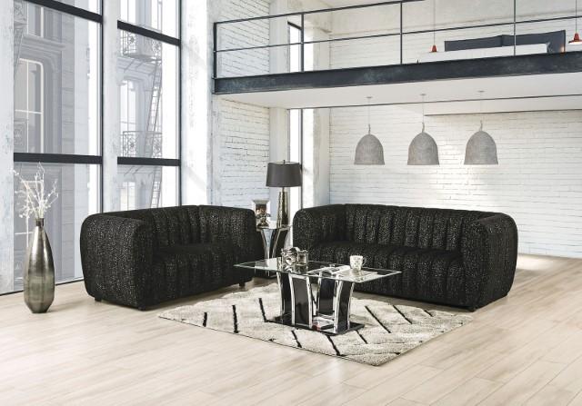 AVERSA Sofa, Black, Gray, & White - The Mattress Center (Fresno,CA)