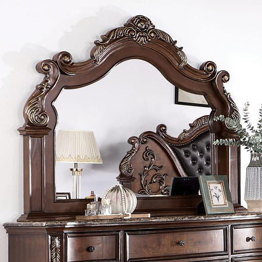 ESPARANZA Mirror, Brown Cherry - The Mattress Center (Fresno,CA)