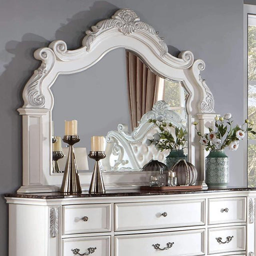 ESPARANZA Mirror, Pearl White - The Mattress Center (Fresno,CA)